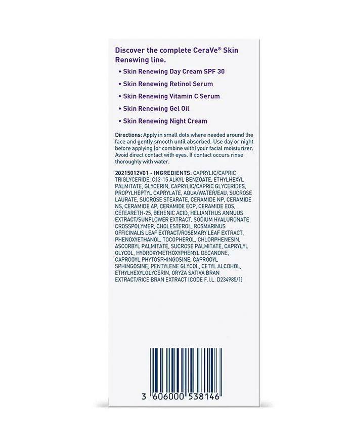 CeraVe Skin Renewing Gel Oil